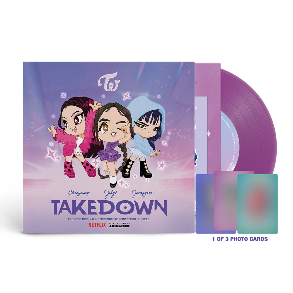 TAKEDOWN from the Netflix Film KPop Demon Hunters (Violet Vinyl) 7” extended